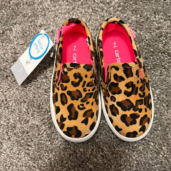 Carter's Other - NWT kids size 7 carters cheetah shoes